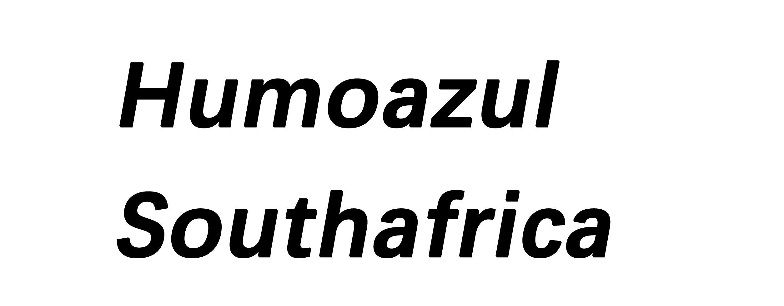 Humoazulsouthafrica